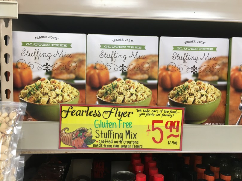 Trader Joes Gluten-Free Stuffing Mix 2019
