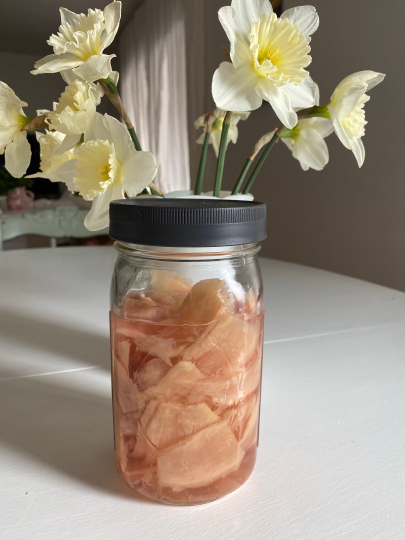 Homemade Pickled Ginger